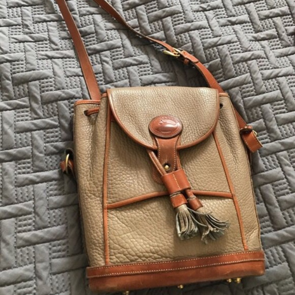 Vintage Dooney Bucket Flap Bag